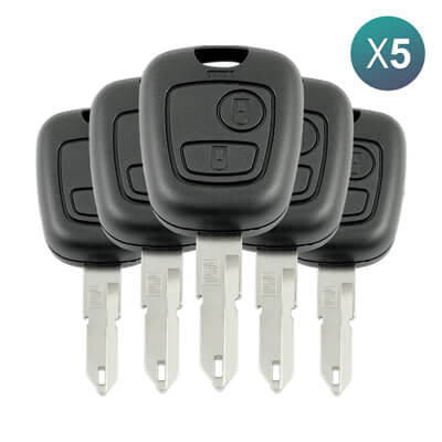 Peugeot 207 307 2005+ Remote Key 5Pcs Offer 2B CE0536 433MHz