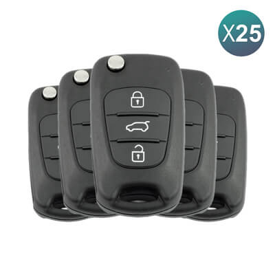 Hyundai Remote Cover 3Buttons 25Pcs Bundle ABK-3212-OFF25