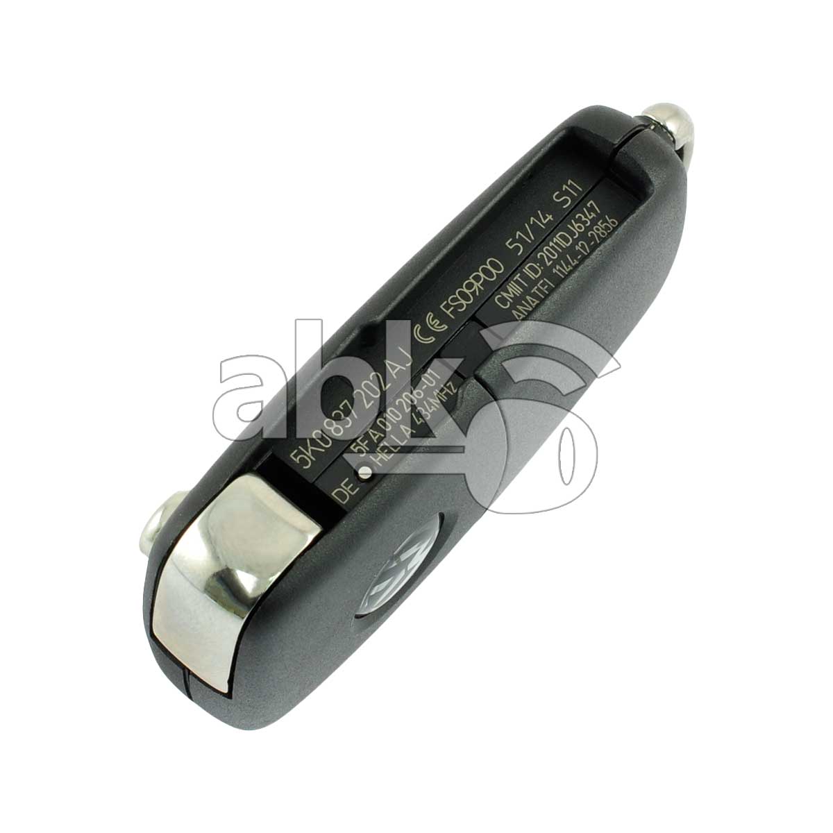 VOLKSWAGEN VW UNCUT KEY FOB OEM REMOTE KEYLESS ENTRY TRANSMITTER 5K0 837  202 AE