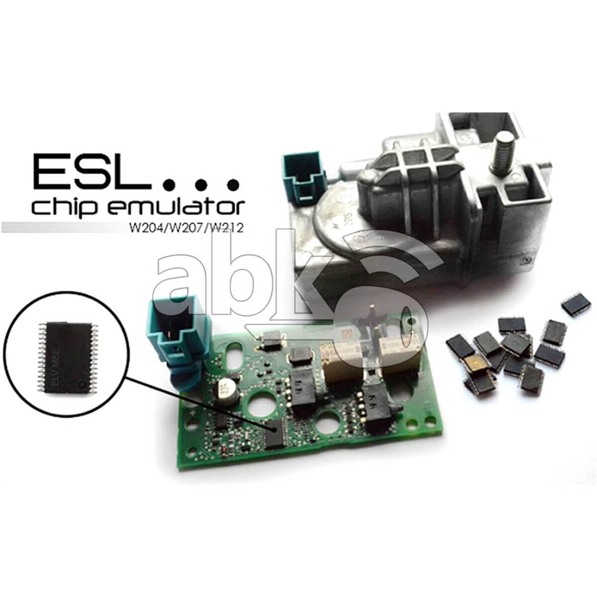 Mercedes Benz - ELV ESL steering lock emulator simulator for W204