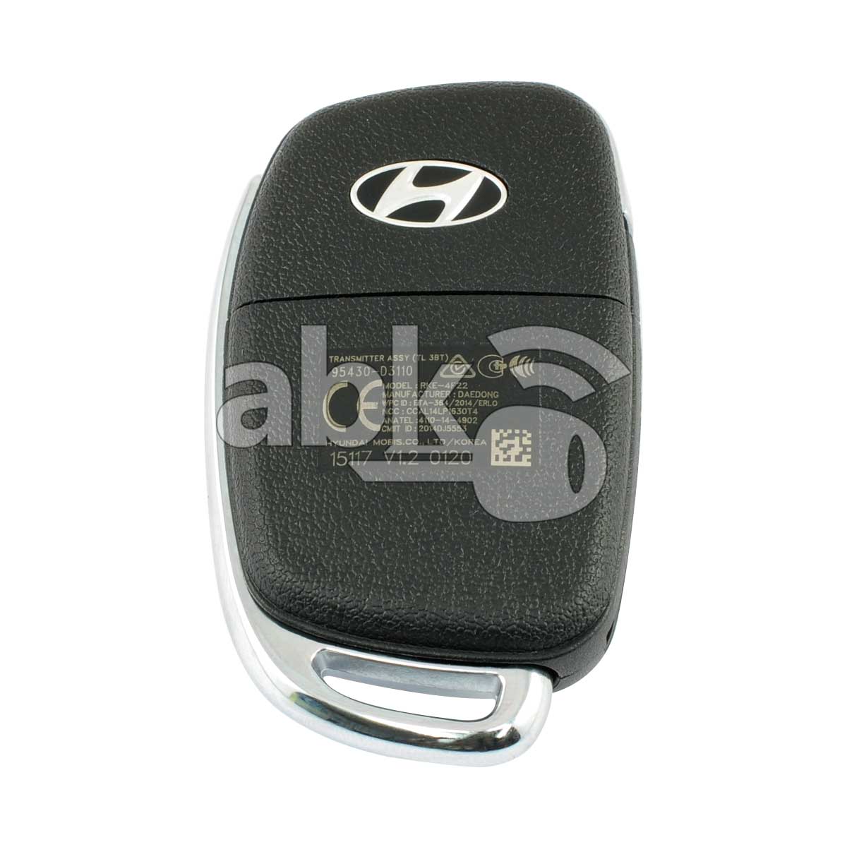 Klappschlüssel für Hyundai i30 - (2012-2017) - 3 knoppen - RKE-4F04 -  95430-A5101 / 95430-A5100