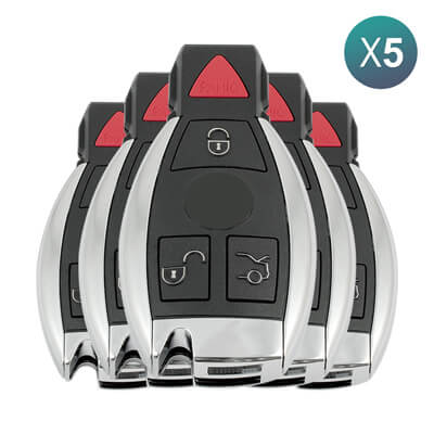 Xhorse Mercedes Smart Key 4B 315MHz - 433MHz Adjustable 5Pcs