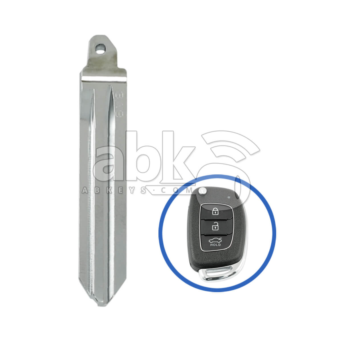 Hyundai Elantra I10 HB20 2014+ Remote Key Blade 81996-F2000 |ABKEYS