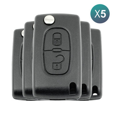 Peugeot 207 307 2005+ Remote Key 5Pcs Offer 2B CE0536 433MHz