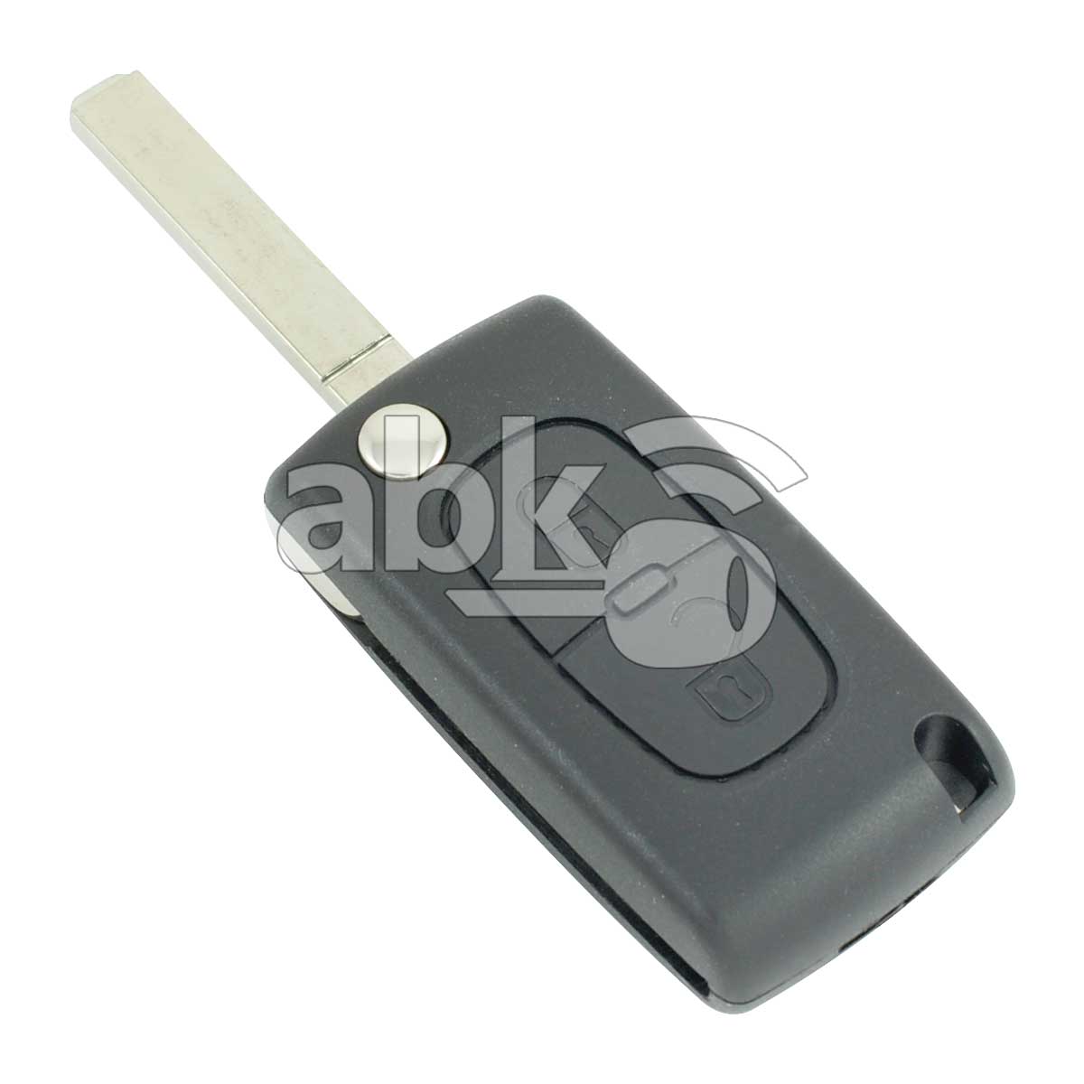 BLANK KEY CE0536 + ELECTRONIC compatible PEUGEOT 207 307 308 2 BUTTONS / ASK