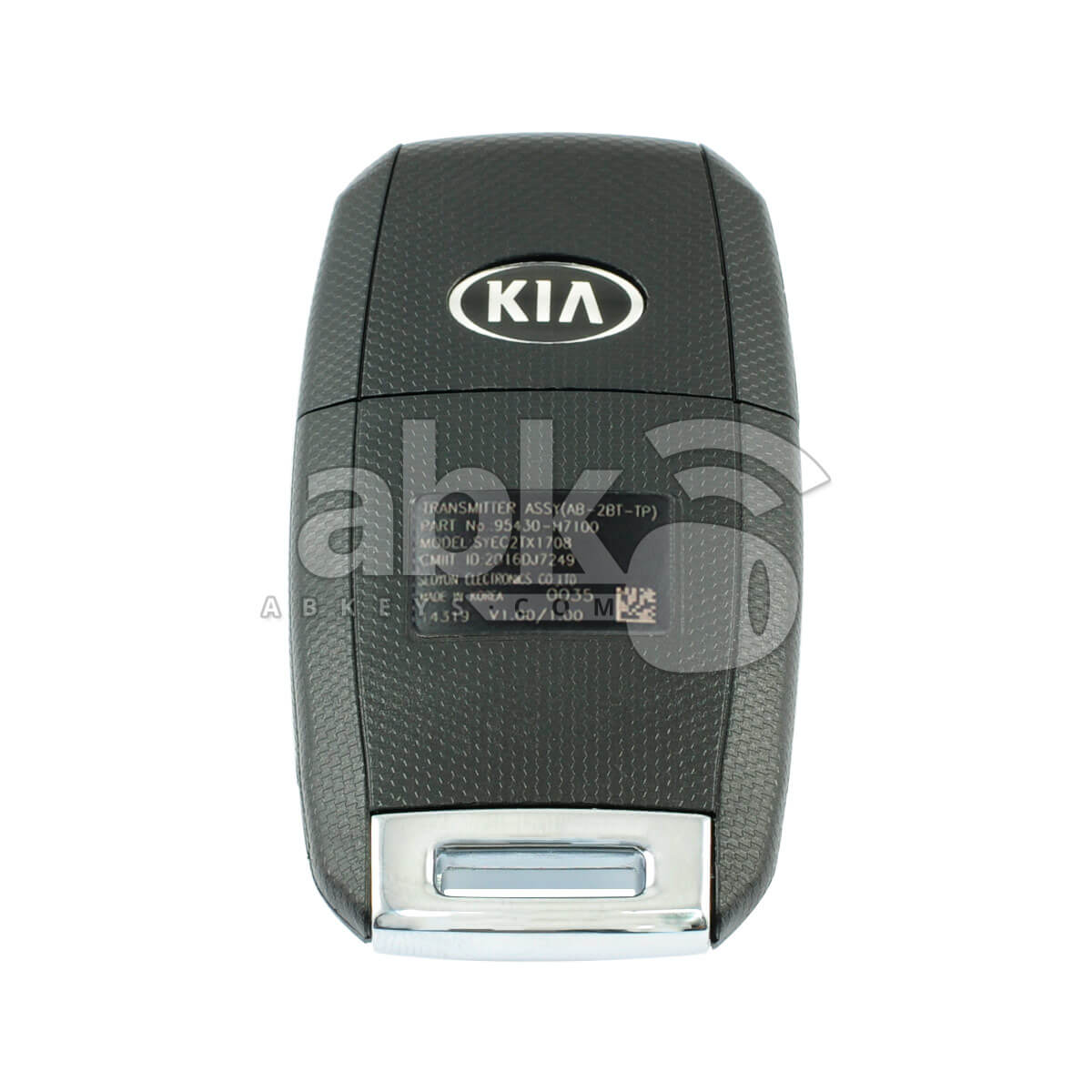 Genuine Kia Soluto 2019+ Flip Remote, 2Buttons 95430-H7100 433MHz