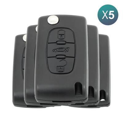 CE0523 Car Key 433Mhz ID46 ASK For Peugeot 307 407 607 807 Partner For  Citroen C3 C4 C5 C6 C8 Xsara 3B HCA VA2 CE0536