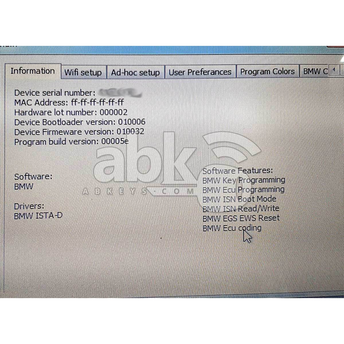 Used AutoHex II BMW Full Package Diagnostics Scan Tool With HexTag  Programmer AHX0005