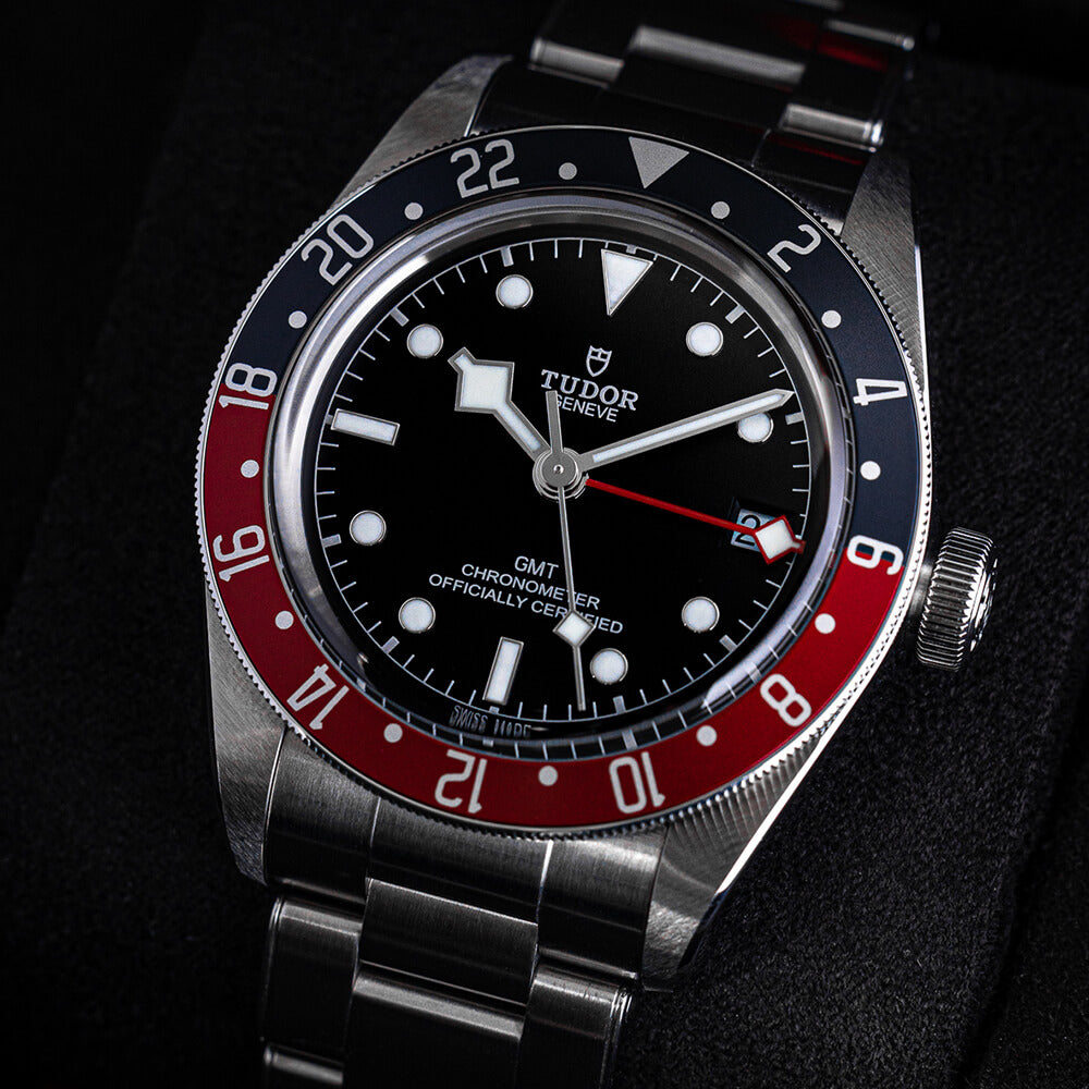 photo of a tudor black bay GMT