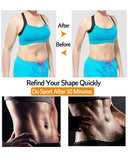 Sweat Sauna Shapewear Tummy Control Waist Trainer Body Shaper Yoga Workout Fitness Training Gym Top