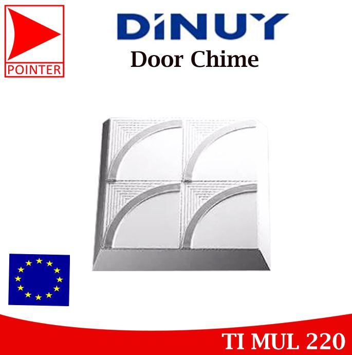 Dinuy Door Bell Splendor Range, 220VAC Rectangular Models
