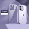 Luxury Electroplated Square Clear Silicon Case With Camera Protection For iPhone 11