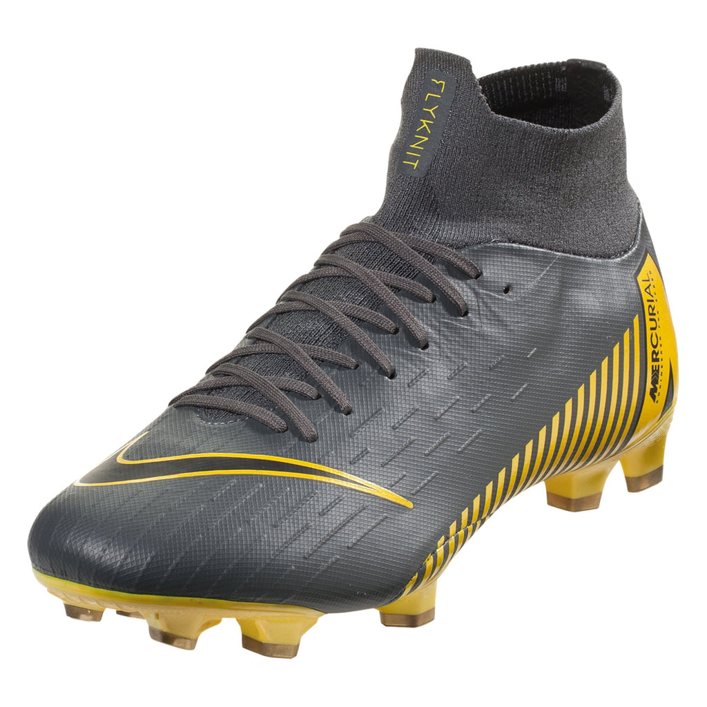 nike mercurial gris con amarillo