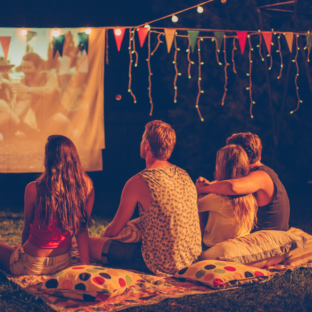 comfy nook for movie night