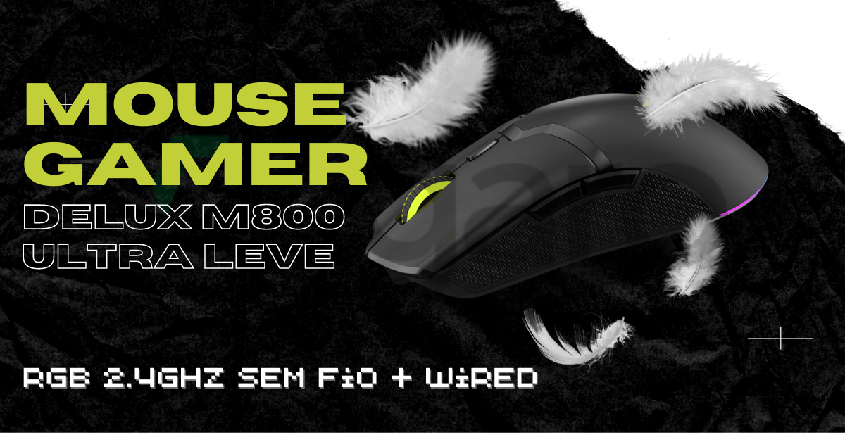 Mouse Gamer M800 Pro Delux PAW3370