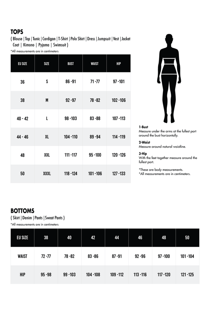 Size Guide – Padelsouq