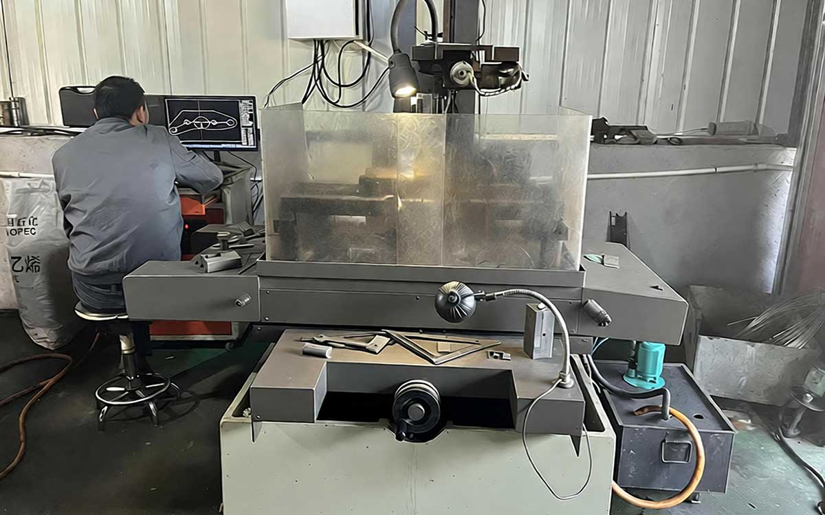 Key to complex tooling AGRO-GREENGO's wire EDM machine fabricates precise and durable dies for specialized hammer mill screen patterns