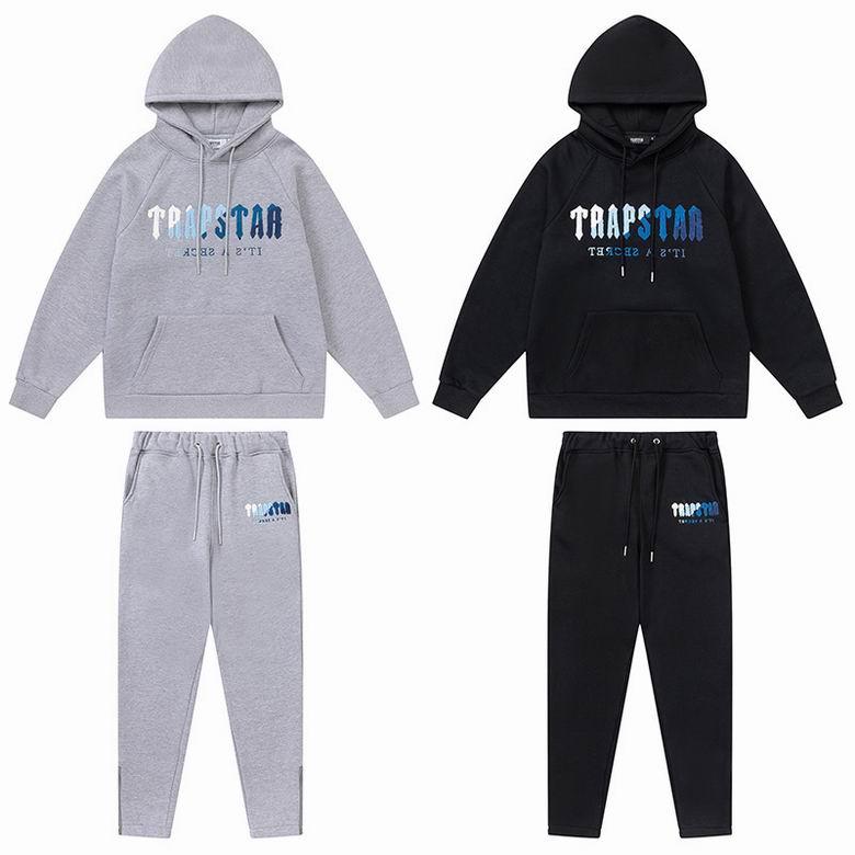 Trapstar Tracksuit Logo Blue-Grey – StreetShop4u™