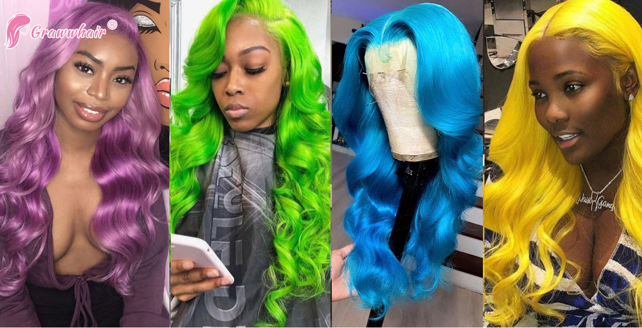 6 Reasons Why Colored Human Hair Wigs Are So Popular - Grawwhair
