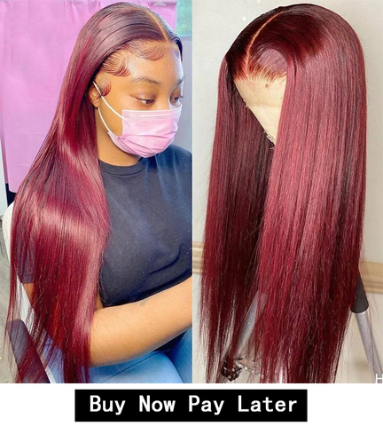 wig styles suitable for fall Grawwhair Deep Burgundy Hair Color