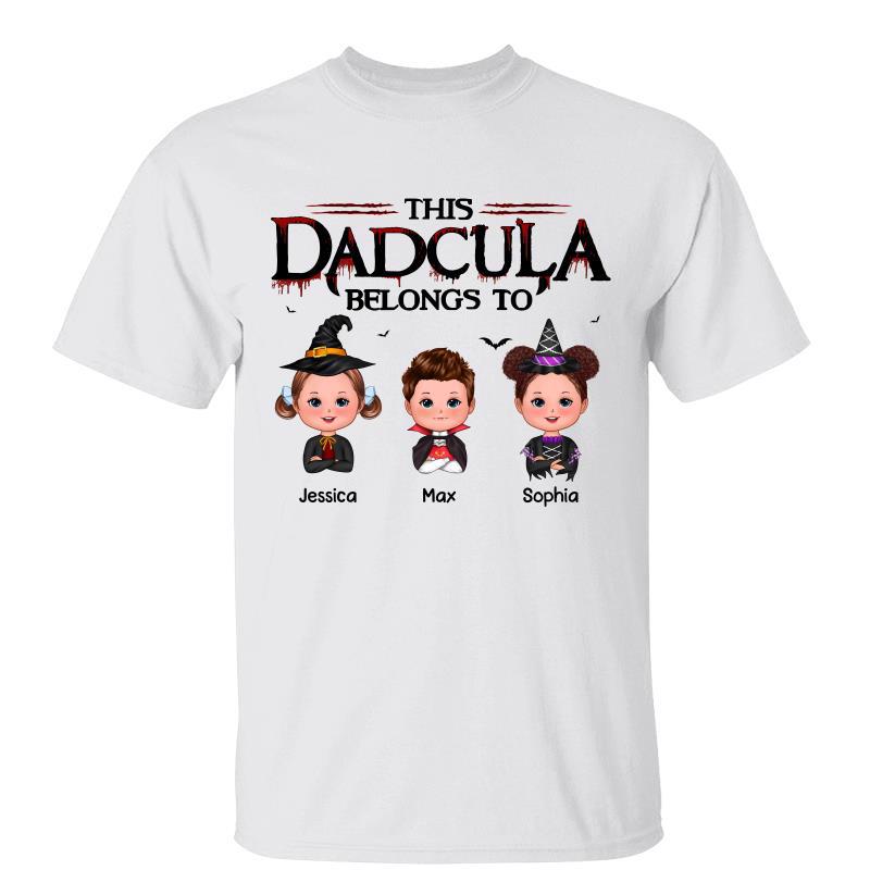 Halloween This Dadcula Grandadcula Belongs To Doll Kid Personalized Sh ...