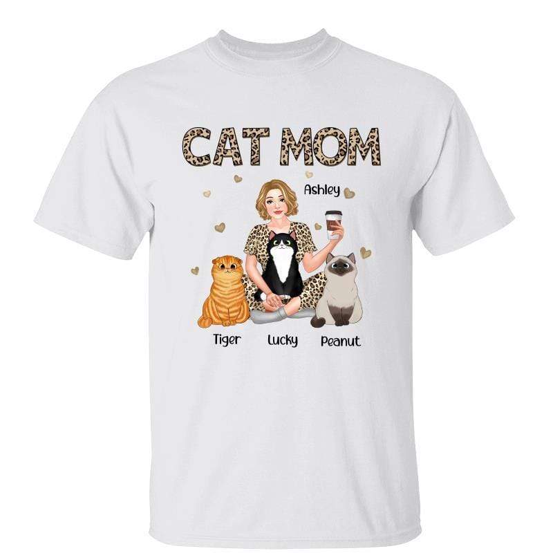 custom cat mom shirt