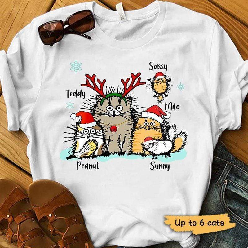 christmas t shirts with cats