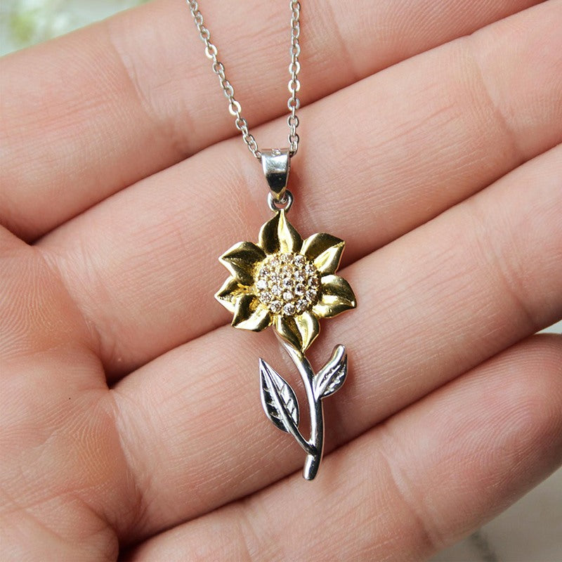 sunflower necklace meaning