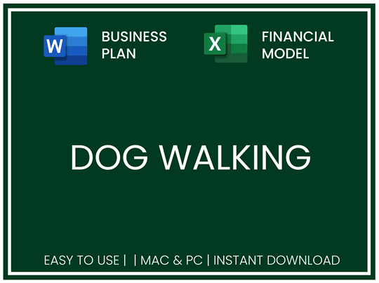 dog walking business plan sample