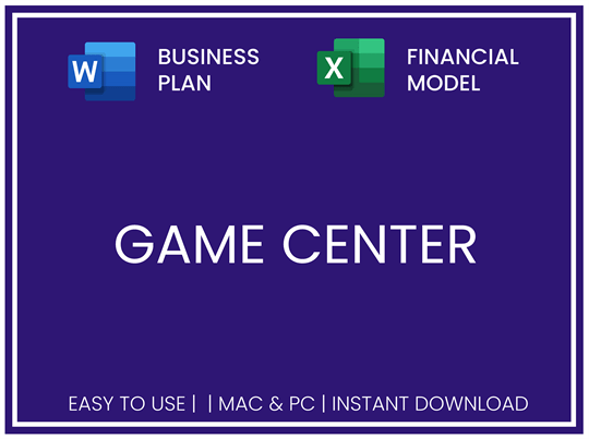 business plan gaming center