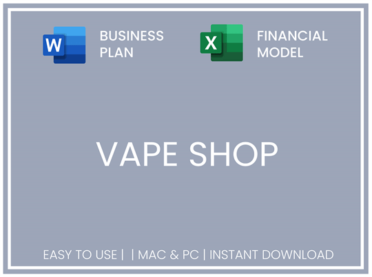 vape shop business plan pdf