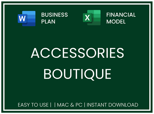 accessories business plan pdf