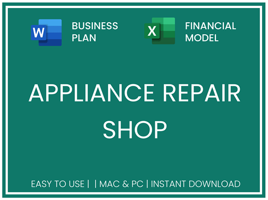 appliance repair business plan