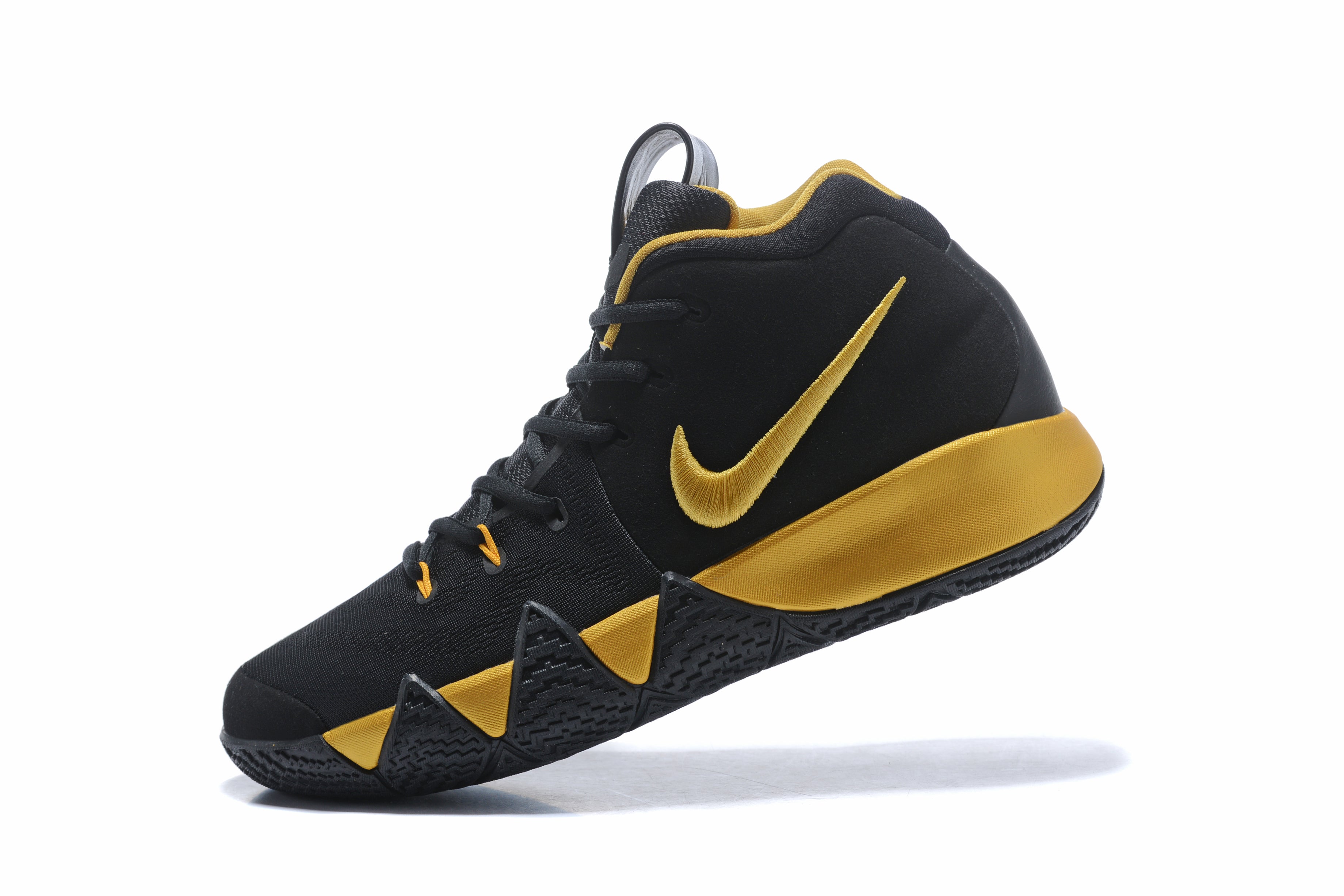 Nike sports shoes Irving 4th generation new black and gold basketball shoes trend all-match non-slip