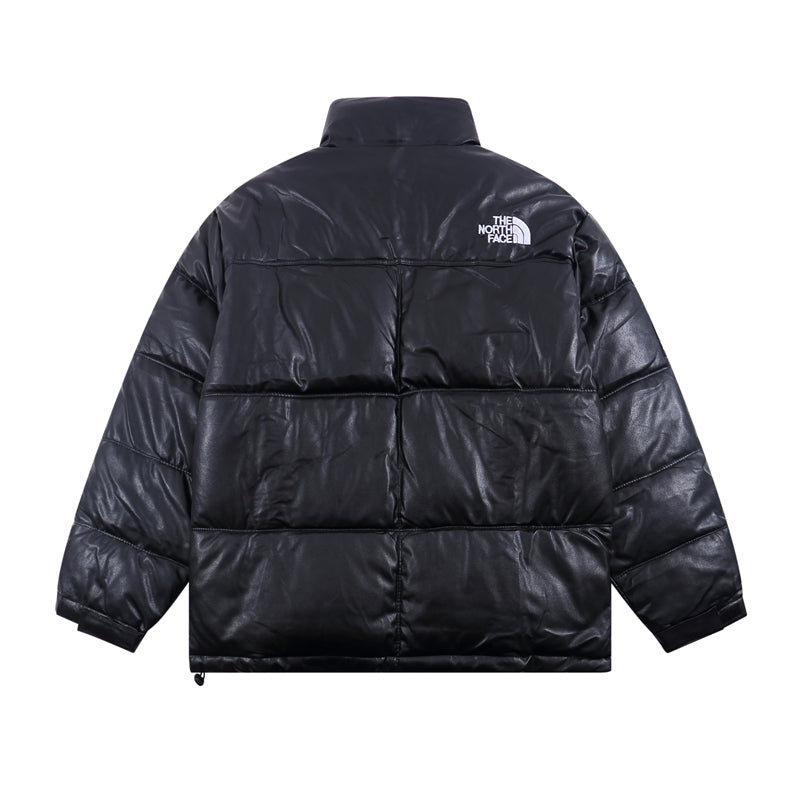 The North Face down jacket autumn and winter new leather jacket 