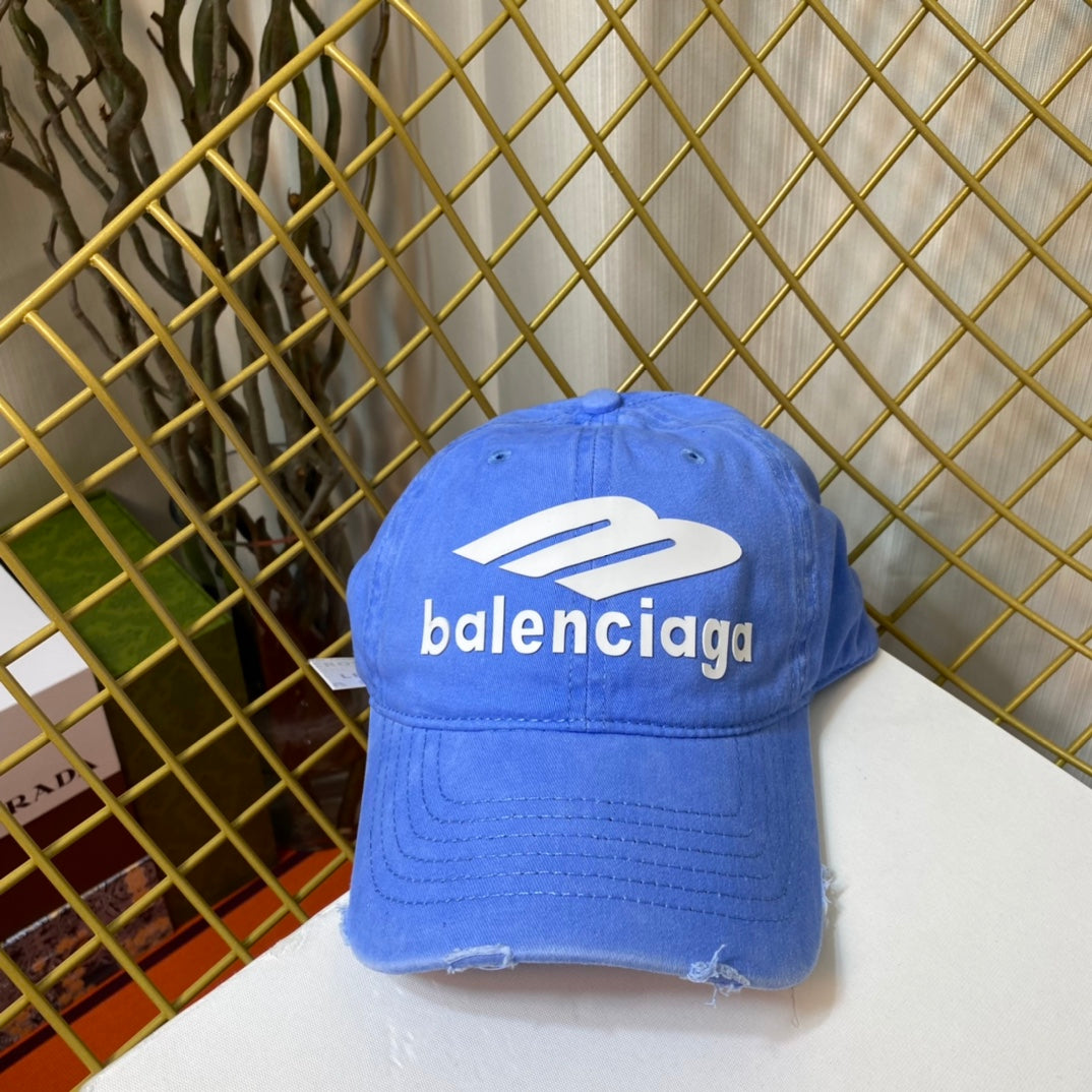 Balenciaga Cap New all-match couple peaked cap baseball cap simple printing logo leisure vacation sp