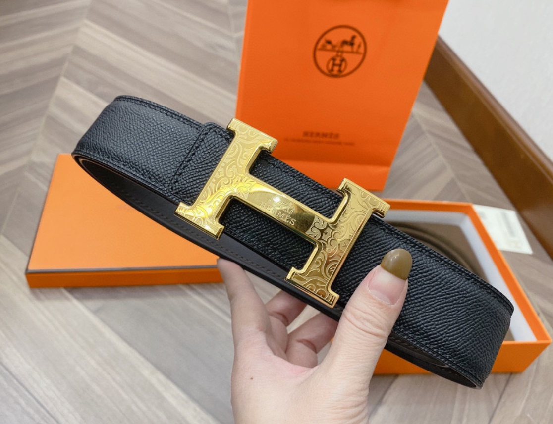 Hermes Men's Versatile Casual Business Belt Fashion Trend Belt