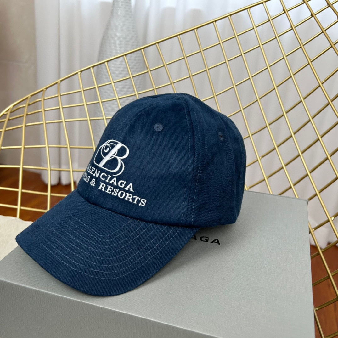 Balenciaga Cap New All-match Couple Comfortable Peaked Cap Baseball Cap Simple Leisure Vacation Spor