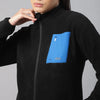 Pocket Detailed Warm Fleece Jacket -Women