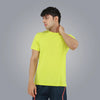 Round Neck Spandex T-shirt With Back Mesh - Men