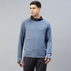 Recycled Structured Spandex Terry Full Sleeve High Neck Tee - Men