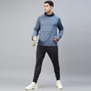 Recycled Structured Spandex Terry Full Sleeve High Neck Tee - Men