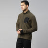 Pocket Detail Fleece Jacket - Men