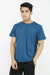 Round Neck T-Shirt with Vent Holes - Men