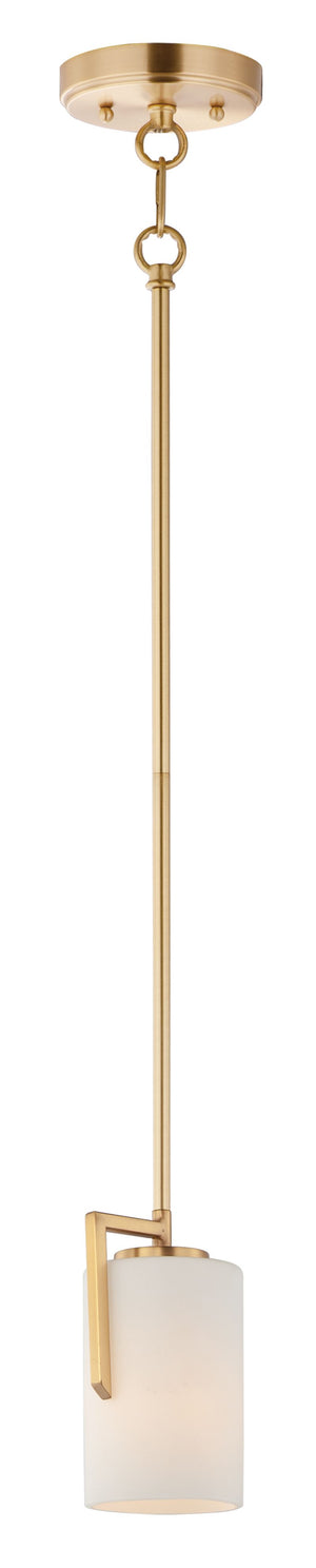 Dart 4' Single Light Pendant in Satin Brass