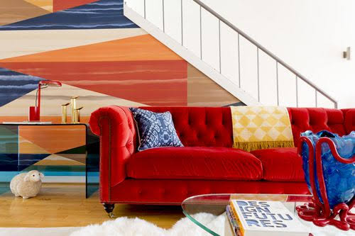 Poppy color interiors