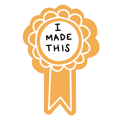 "I made this" award ribbon for Handmade Creations Collection - The Call of the Craft