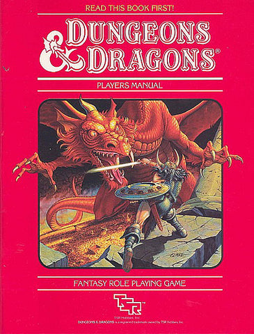 Mentzer's Red Box Dungeons & Dragons cover