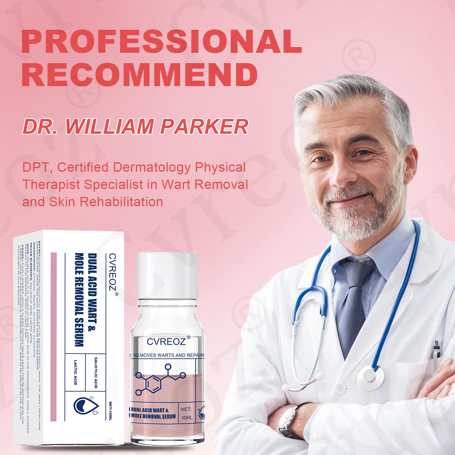 Cvreoz® Dual Acid Wart & Mole Removal Serum