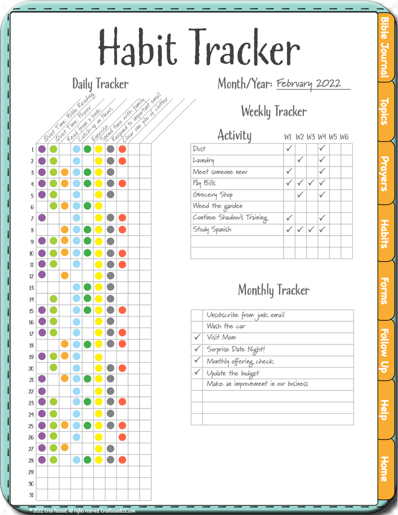 Habit Tracker sample